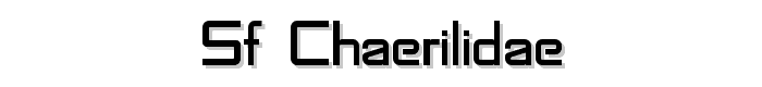 SF Chaerilidae font